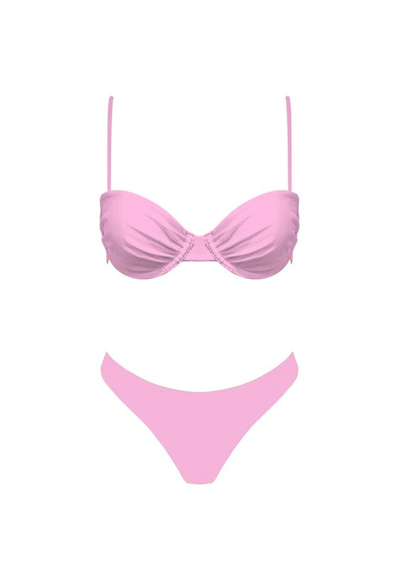 Baby Pink Underwire Bikini