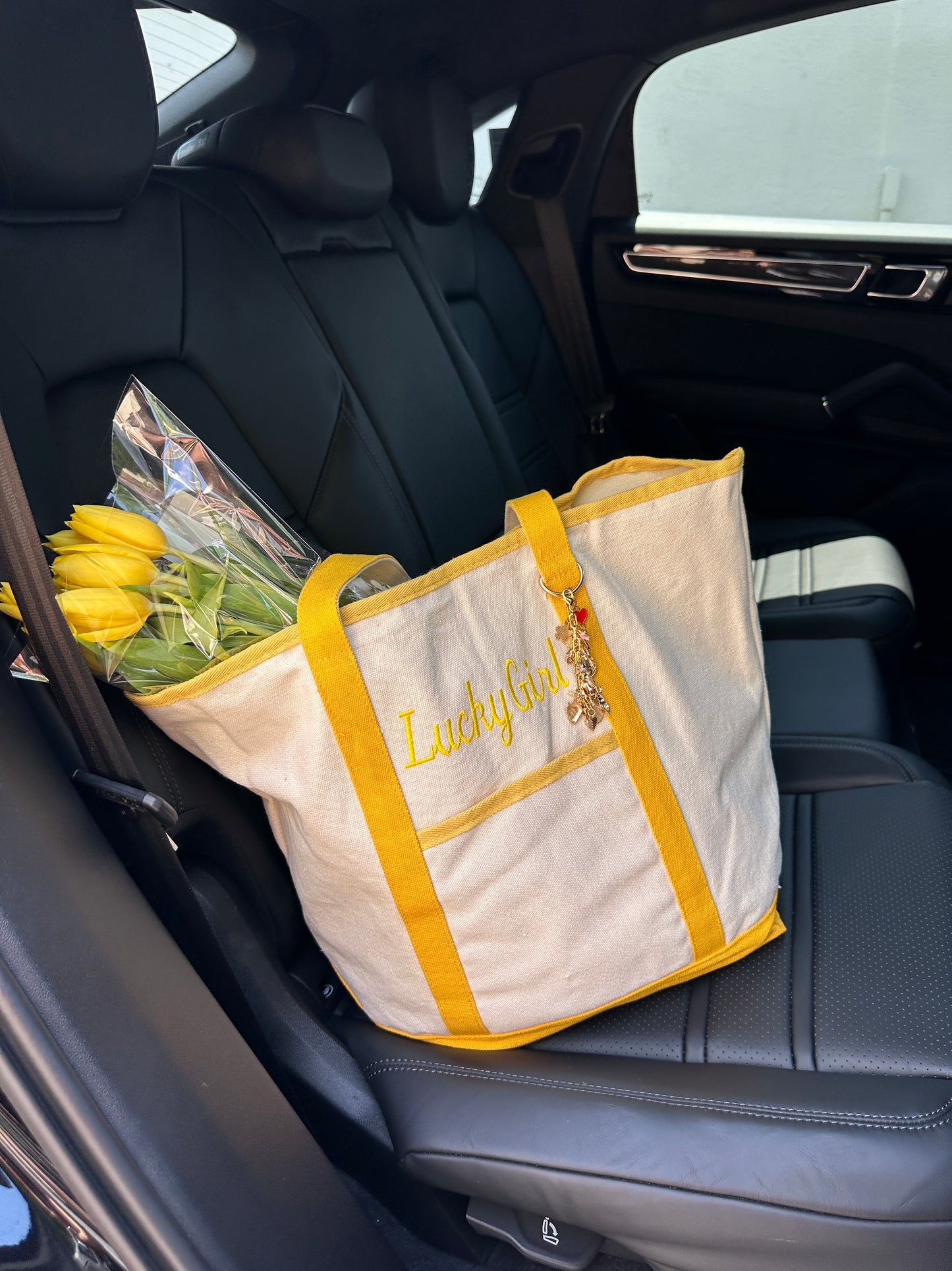 Lucky Girl Canvas Tote