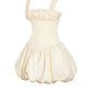 Cream Puff Mini Corset Dress