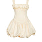 Cream Puff Mini Corset Dress