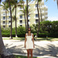 Cream Puff Mini Corset Dress