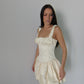 Cream Puff Mini Corset Dress