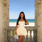 Cream Puff Mini Corset Dress