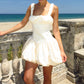 Cream Puff Mini Corset Dress