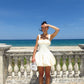 Cream Puff Mini Corset Dress