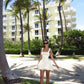 Cream Puff Mini Corset Dress
